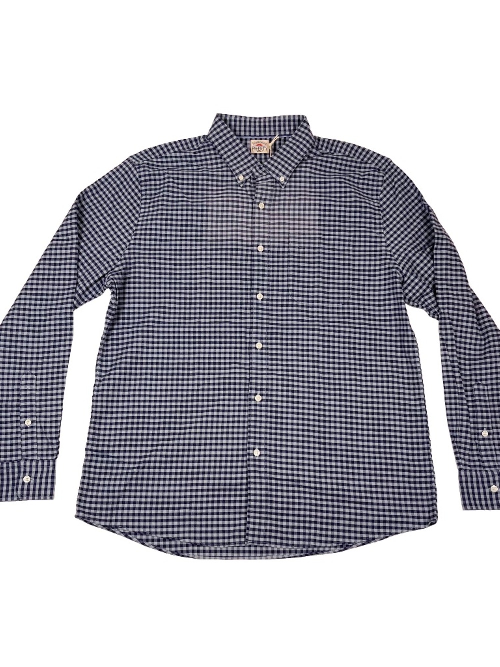Faherty Oxford Shirt 2.0 Button Up Lightweight Stretch LS Gingham